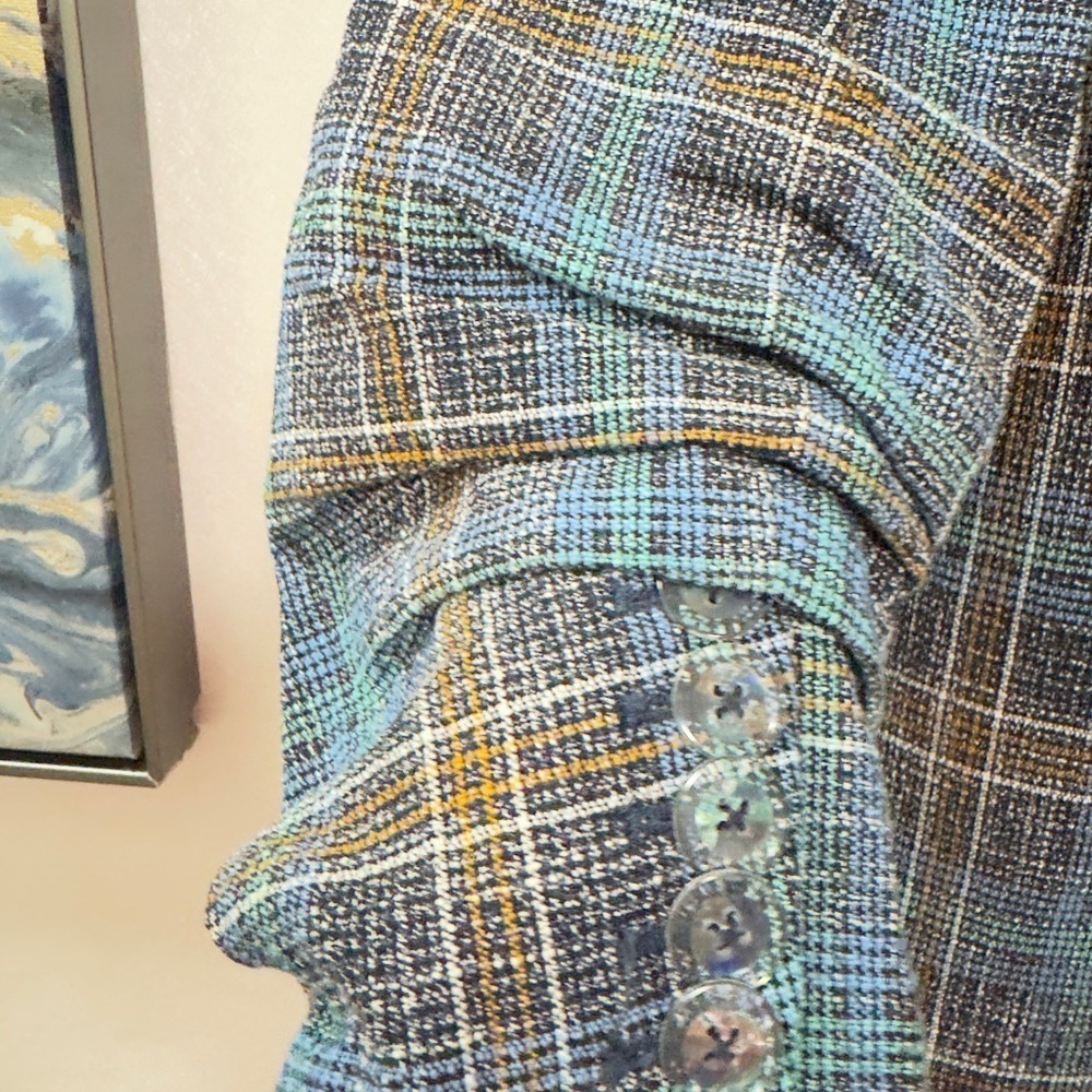 Veronica Beard Plaid Blazer – Size 8 – Made in USA